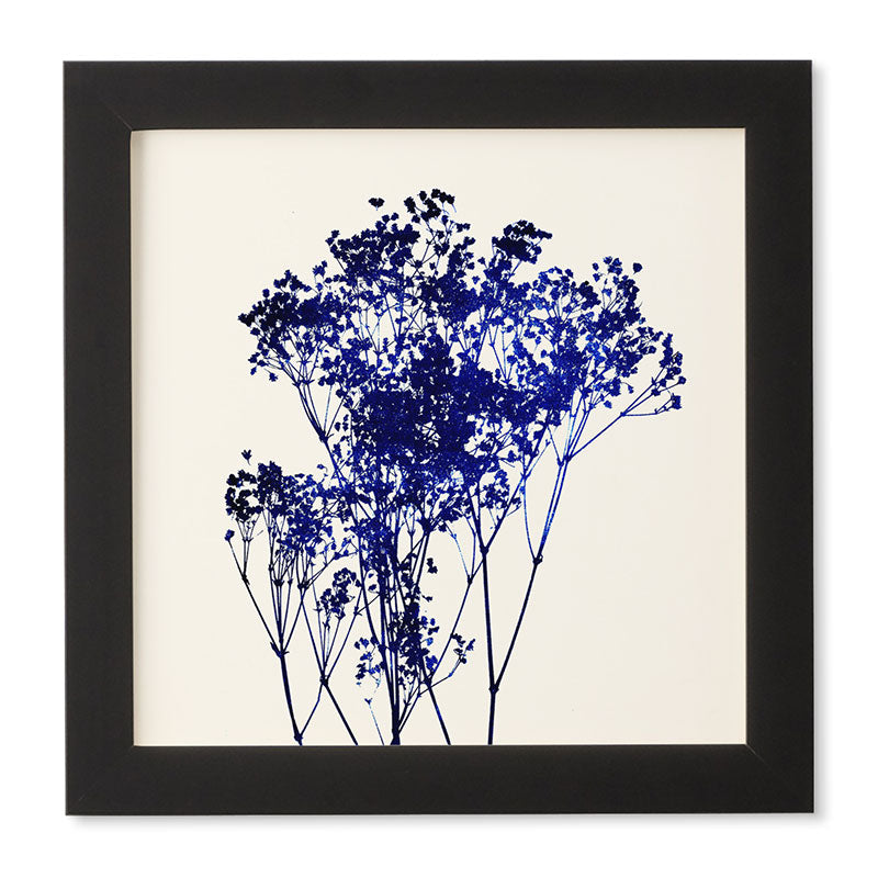 Garima Dhawan Babys Breath Indigo Framed Wall Art