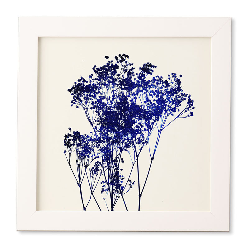 Garima Dhawan Babys Breath Indigo Framed Wall Art