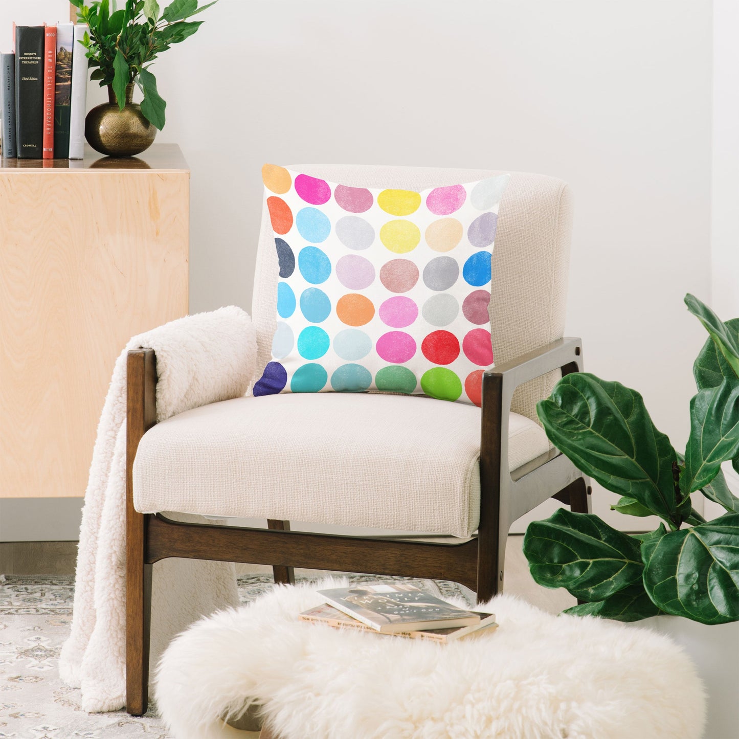 Garima Dhawan Colorplay 9 Throw Pillow