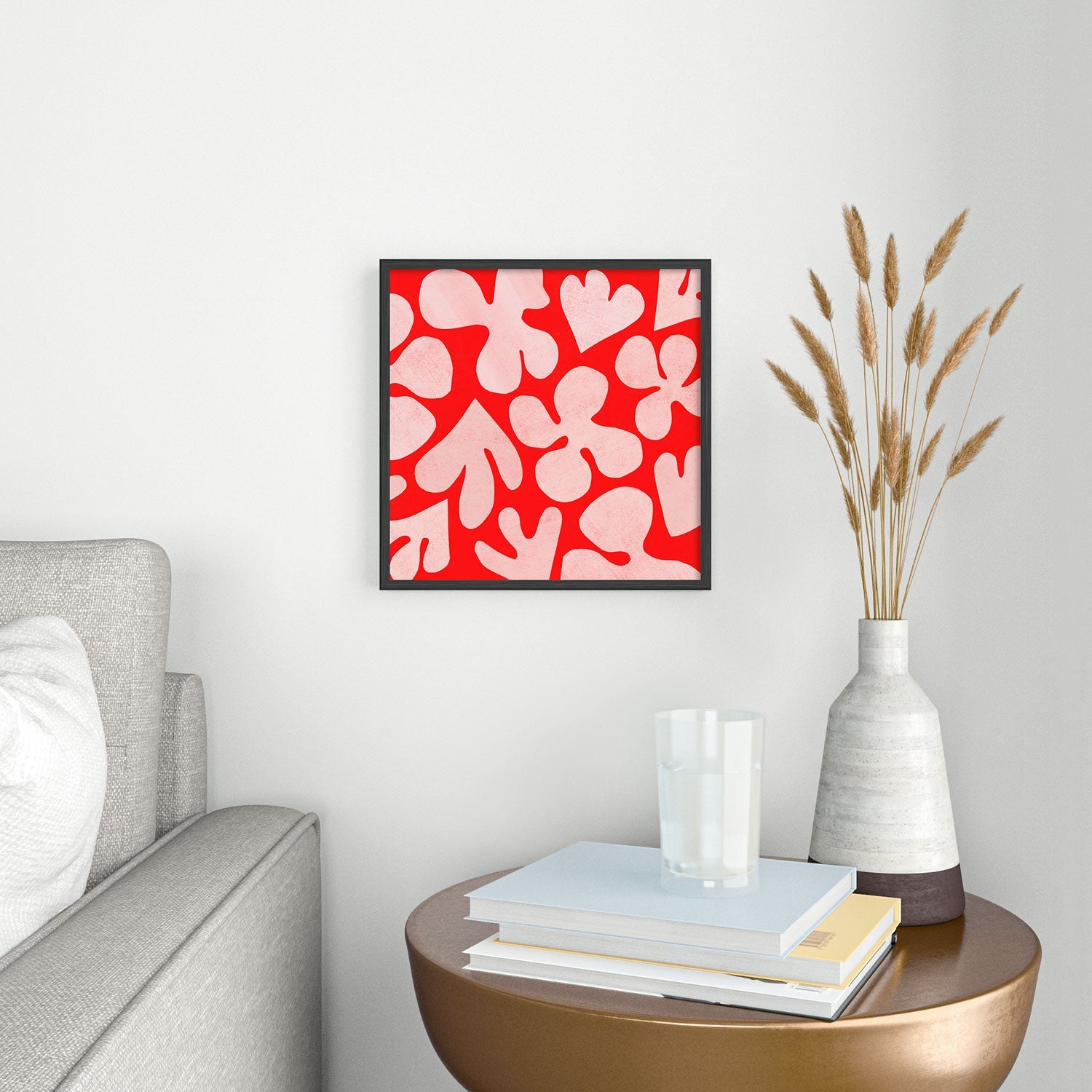 Garima Dhawan cutouts 48 Square Metal Framed Art Print