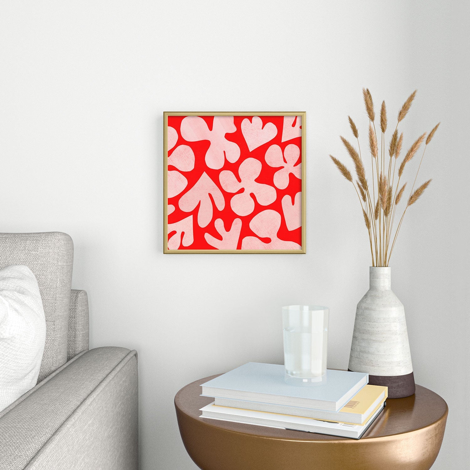 Garima Dhawan cutouts 48 Square Metal Framed Art Print