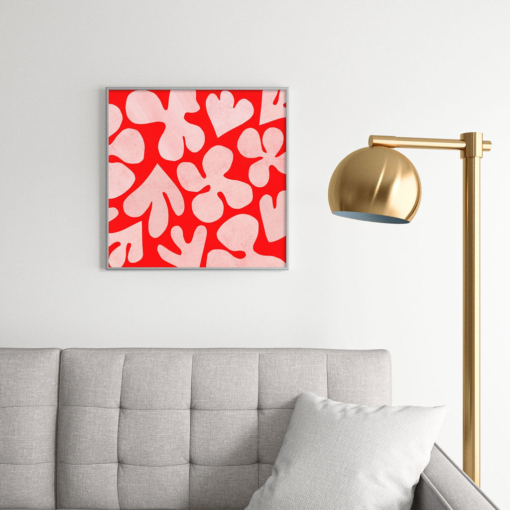 Garima Dhawan cutouts 48 Square Metal Framed Art Print