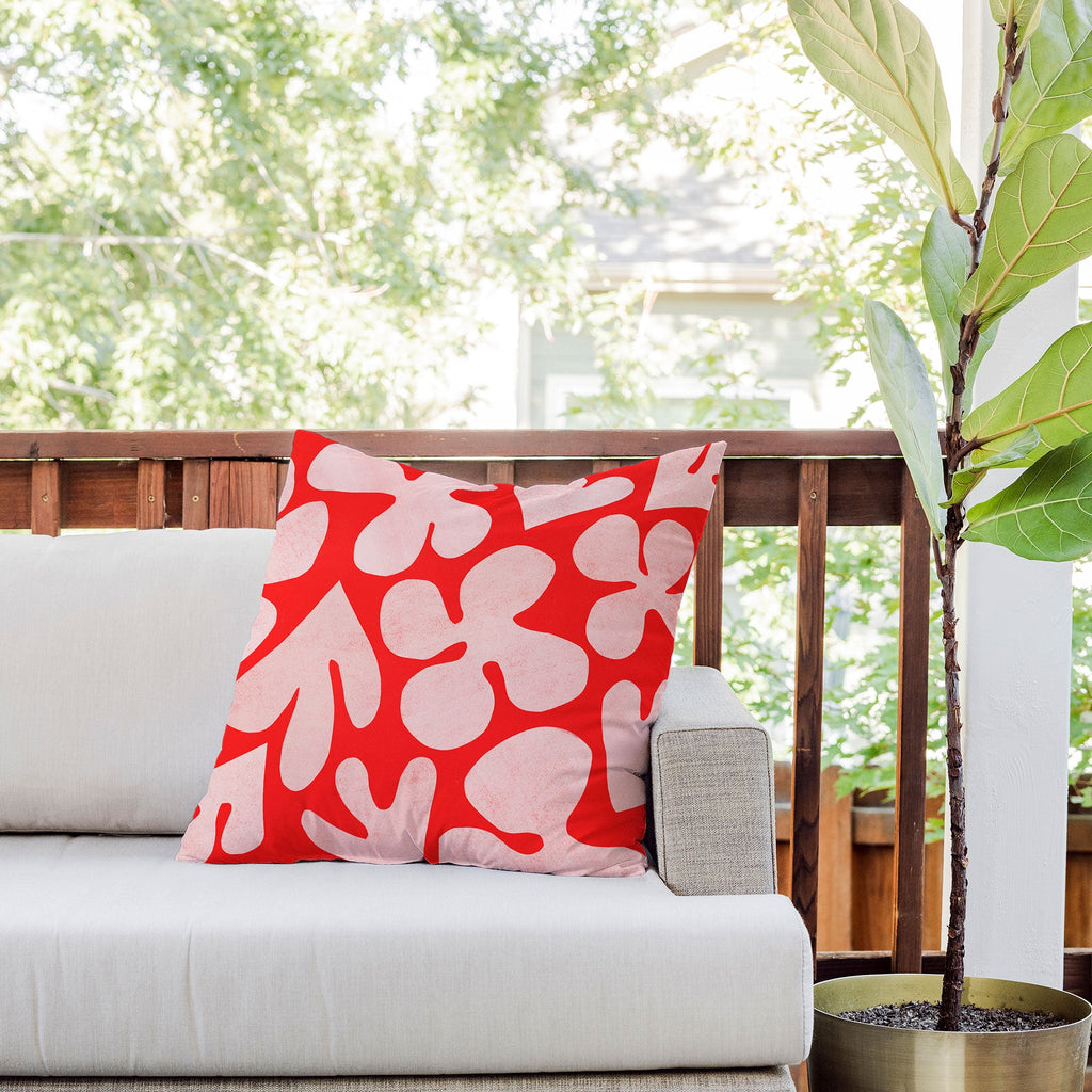 Garima Dhawan cutouts 48 Outdoor Throw Pillow