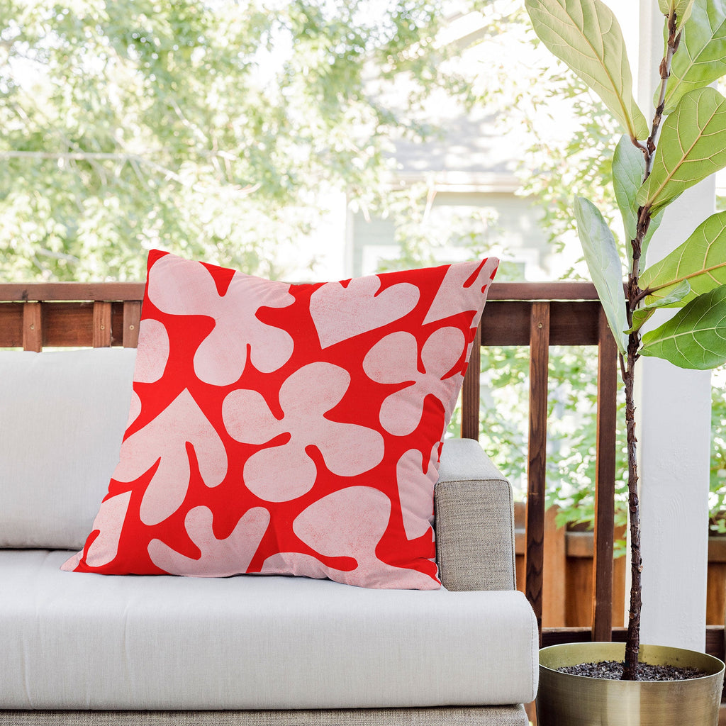 Garima Dhawan cutouts 48 Outdoor Throw Pillow