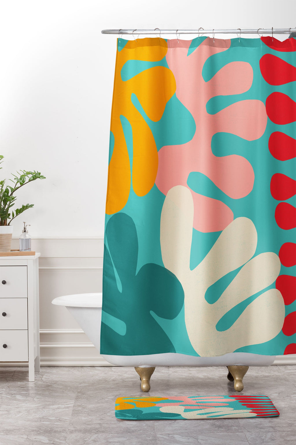 Garima Dhawan cutouts 52 Memory Foam Bath Mat