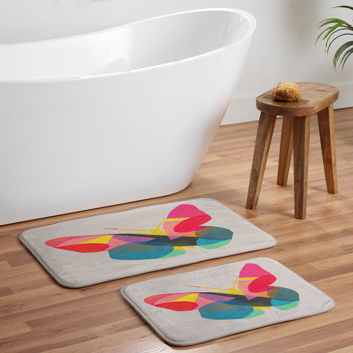 Garima Dhawan flight 1d Memory Foam Bath Mat