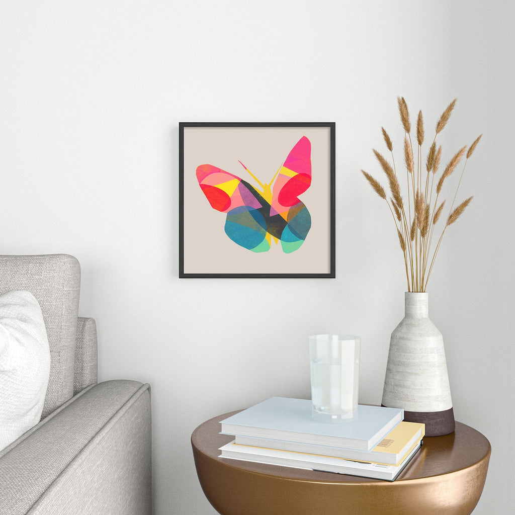 Garima Dhawan flight 1d Square Metal Framed Art Print