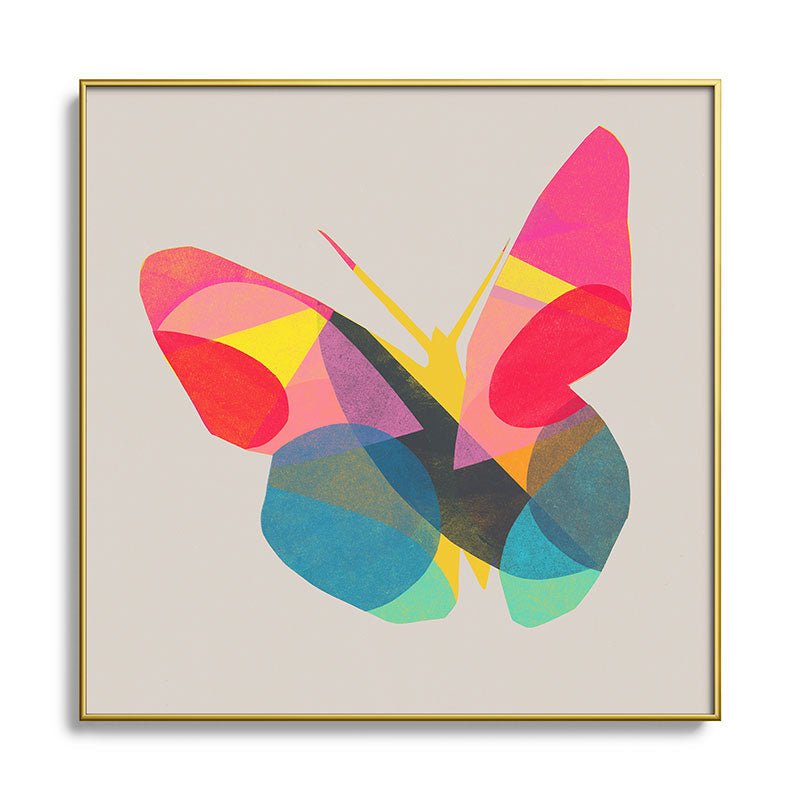 Garima Dhawan flight 1d Square Metal Framed Art Print