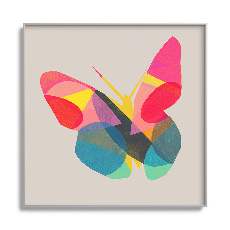 Garima Dhawan flight 1d Square Metal Framed Art Print