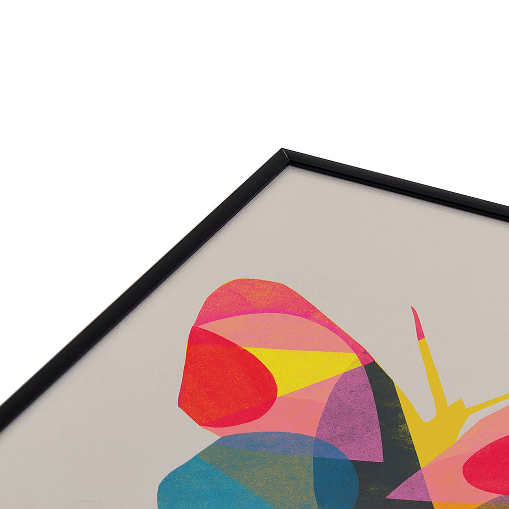 Garima Dhawan flight 1d Square Metal Framed Art Print