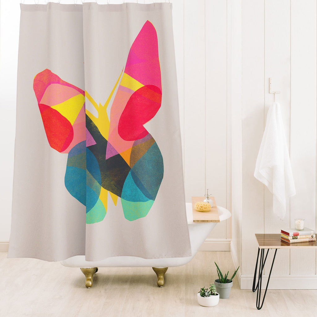 Garima Dhawan flight 1d Shower Curtain