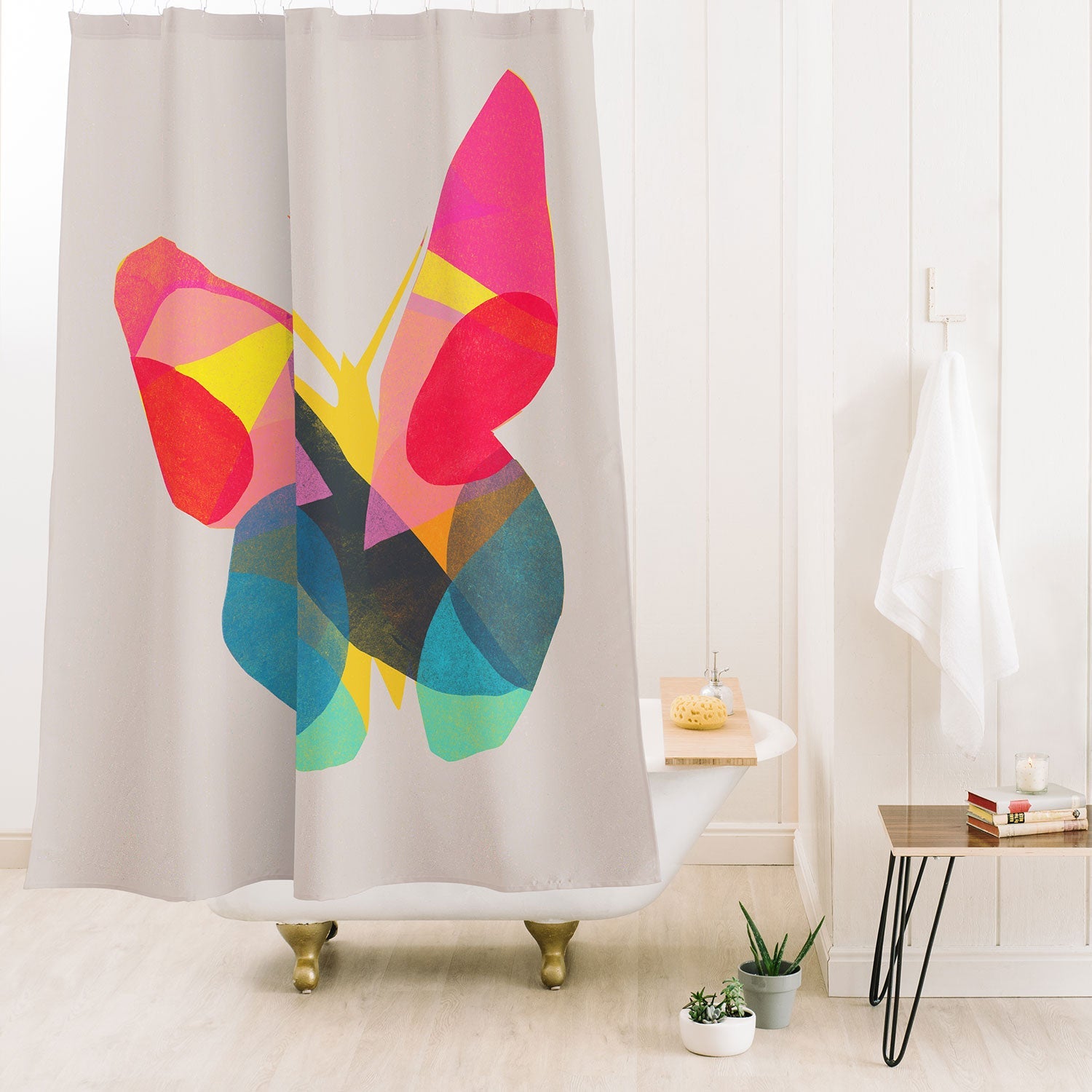 Garima Dhawan flight 1d Shower Curtain