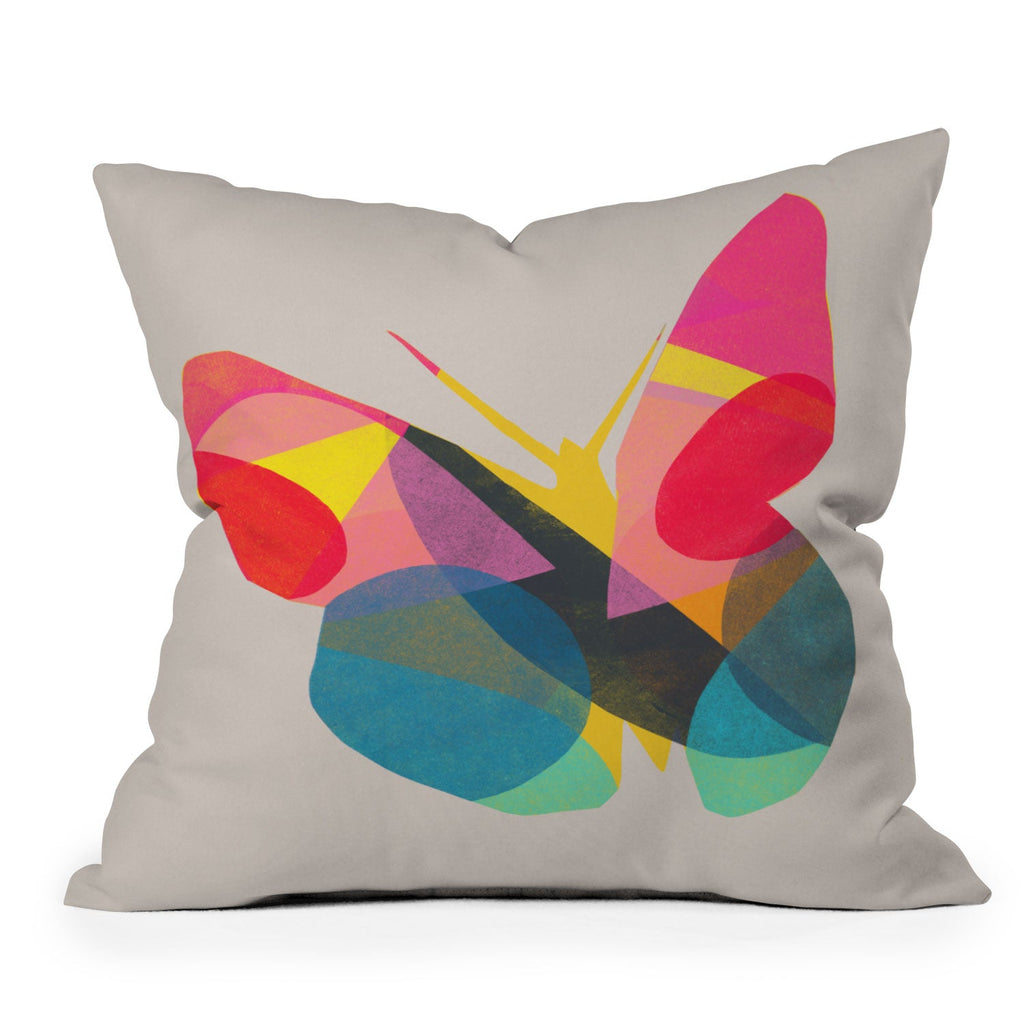 Garima Dhawan flight 1d Outdoor Throw Pillow