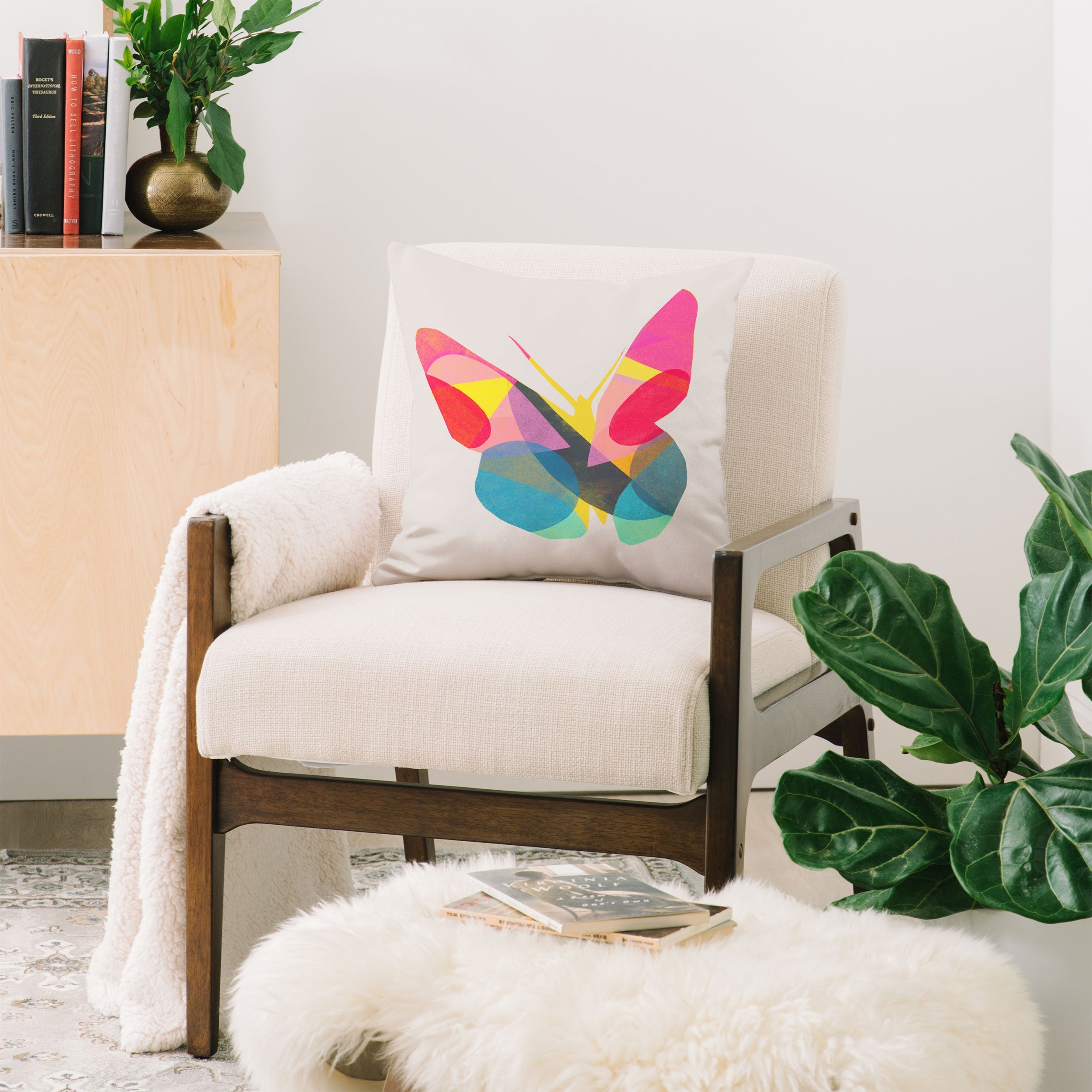Garima Dhawan flight 1d Throw Pillow