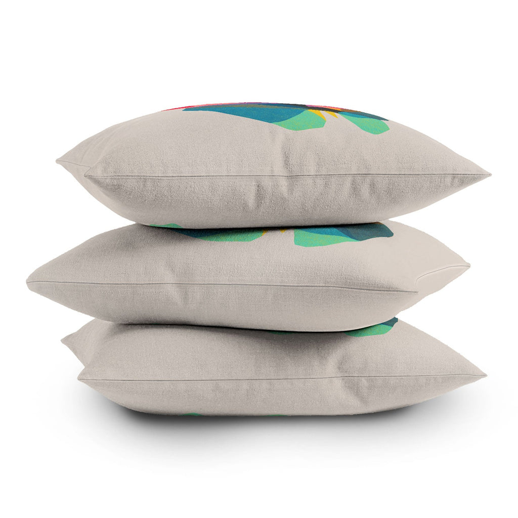 Garima Dhawan flight 1d Outdoor Throw Pillow