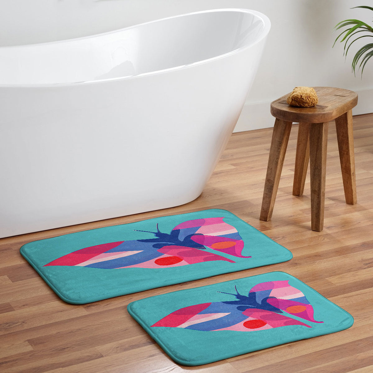 Garima Dhawan flight 2 Memory Foam Bath Mat