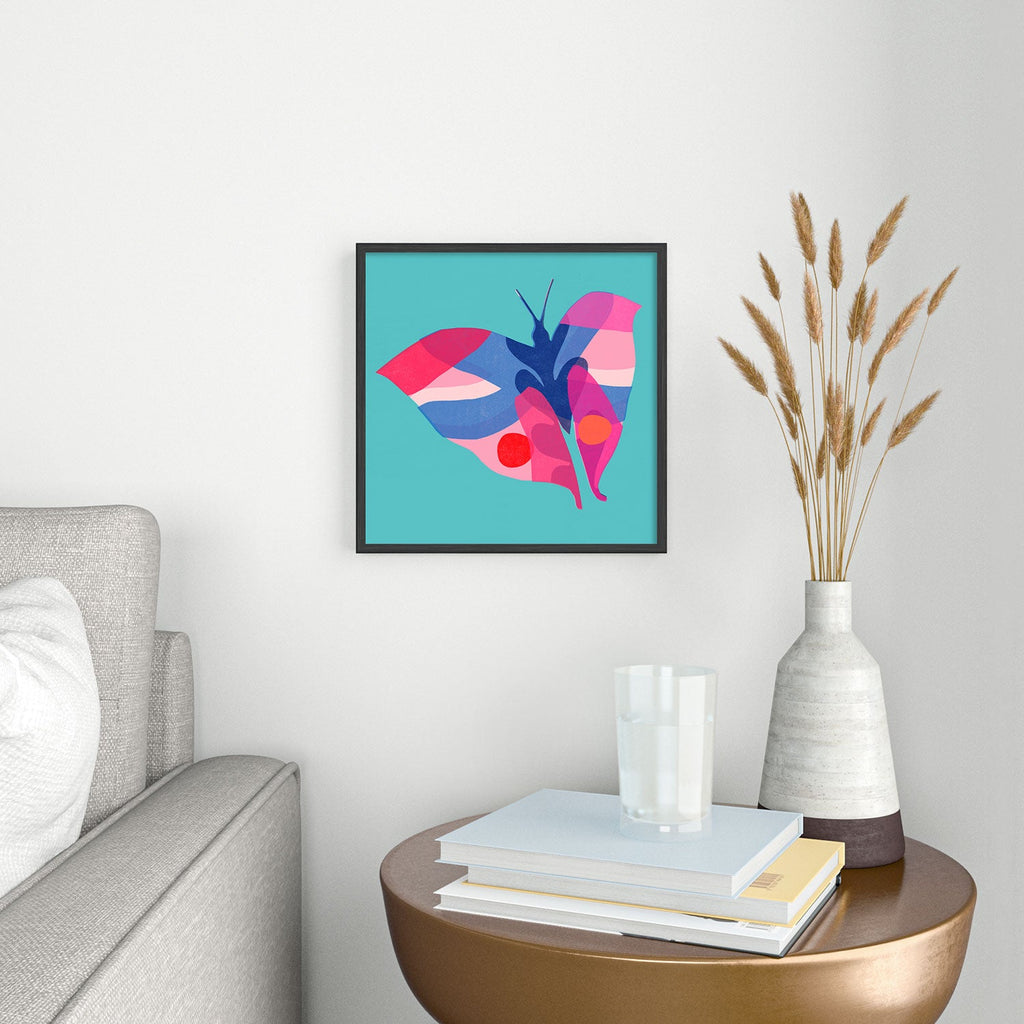 Garima Dhawan flight 2 Square Metal Framed Art Print