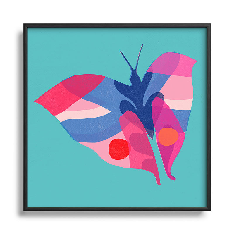 Garima Dhawan flight 2 Square Metal Framed Art Print
