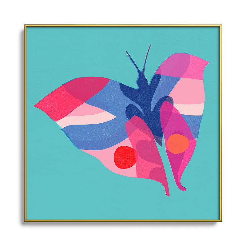 Garima Dhawan flight 2 Square Metal Framed Art Print