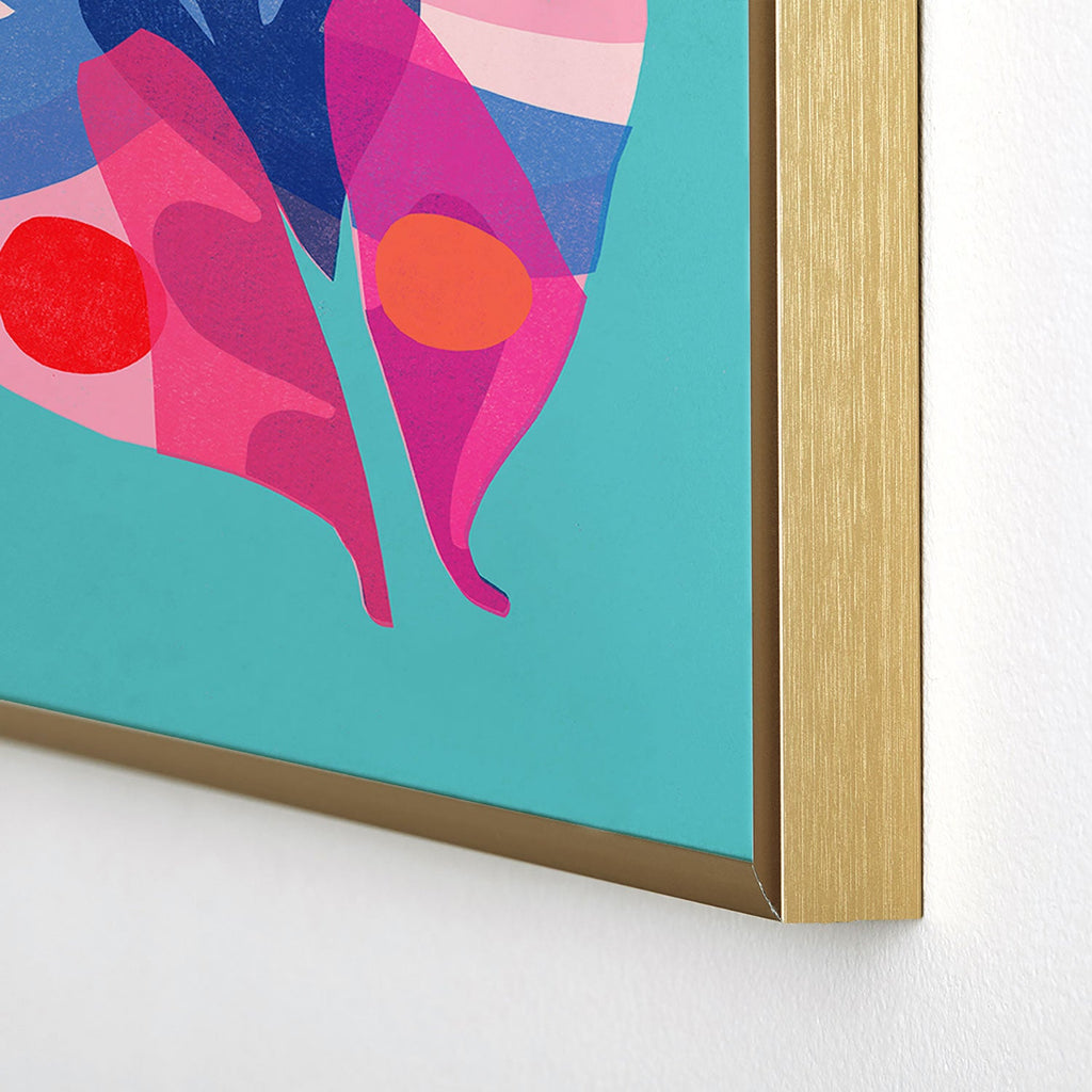 Garima Dhawan flight 2 Square Metal Framed Art Print