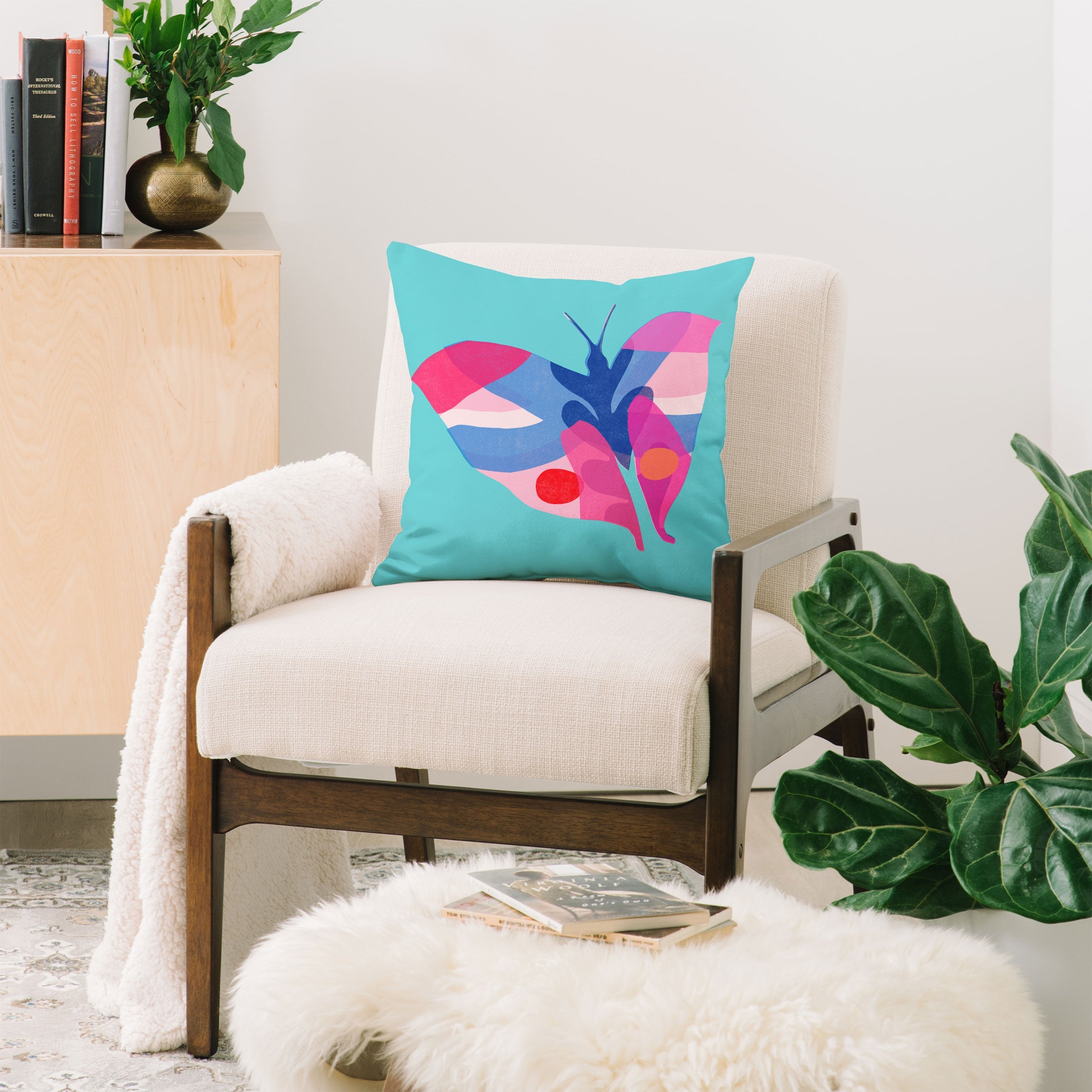 Garima Dhawan flight 2 Throw Pillow