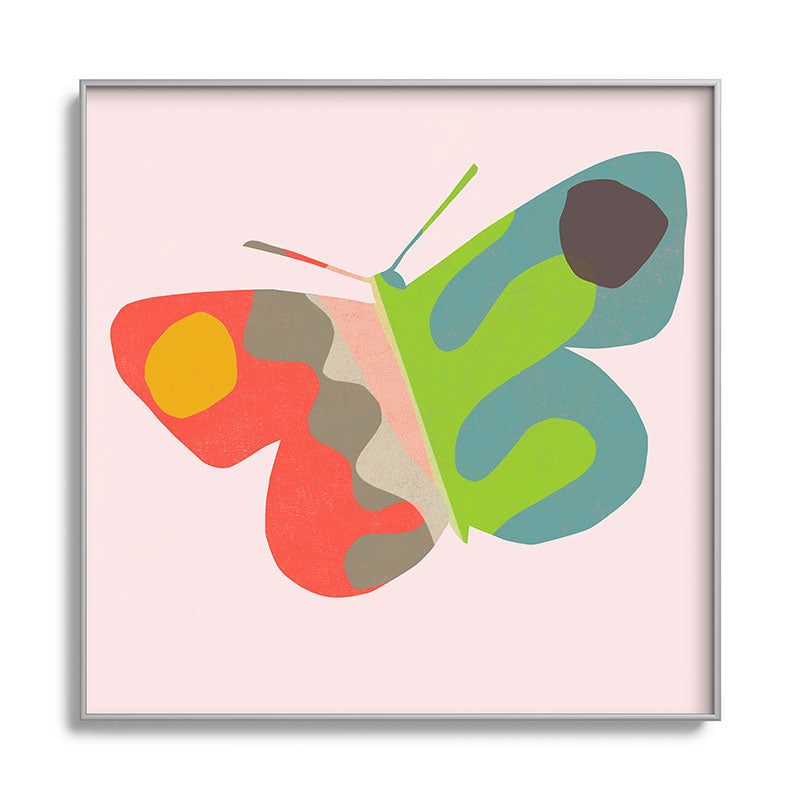 Garima Dhawan flight 3 Square Metal Framed Art Print
