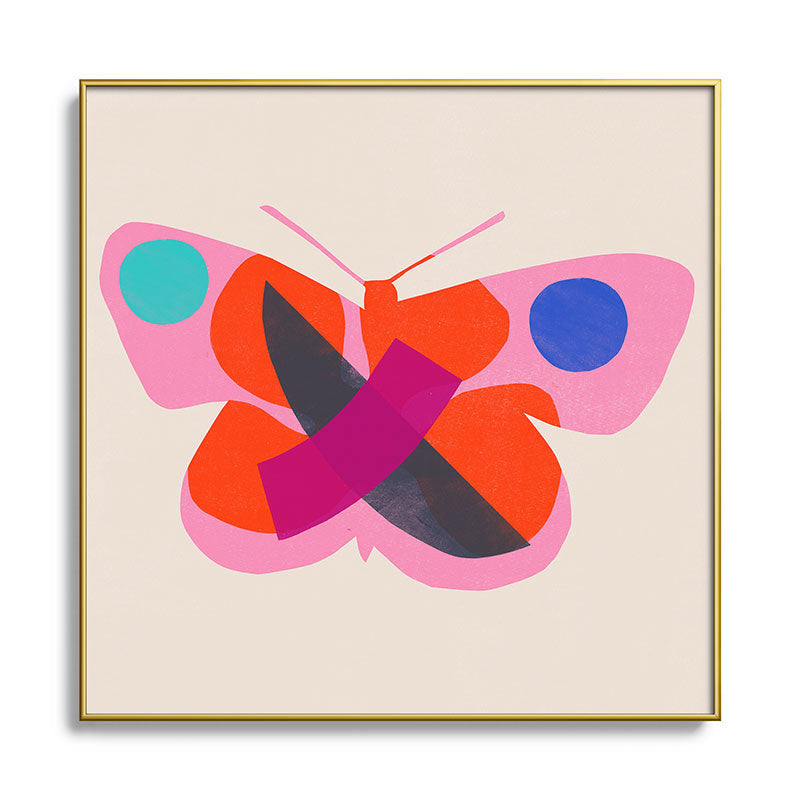 Garima Dhawan flight 4 Square Metal Framed Art Print