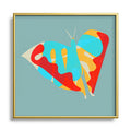 Garima Dhawan flight 5 Square Metal Framed Art Print