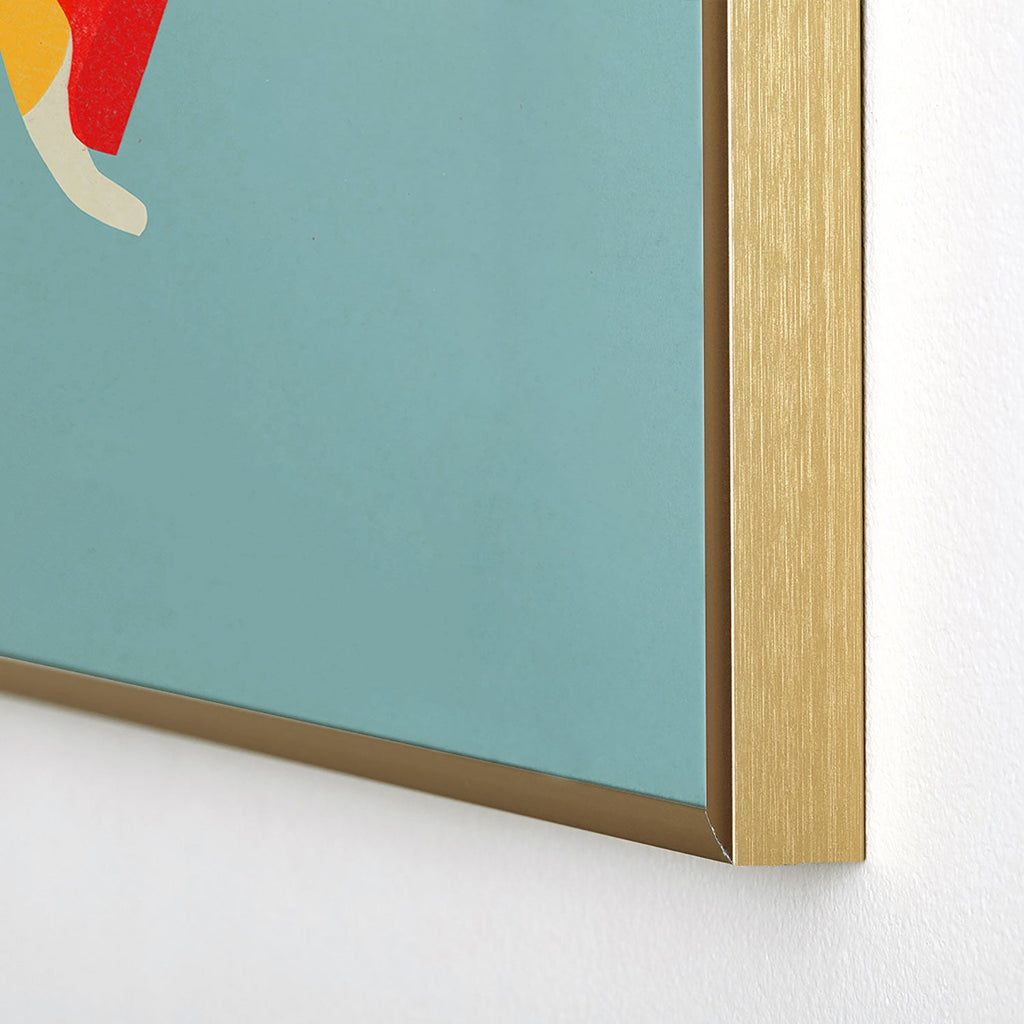 Garima Dhawan flight 5 Square Metal Framed Art Print