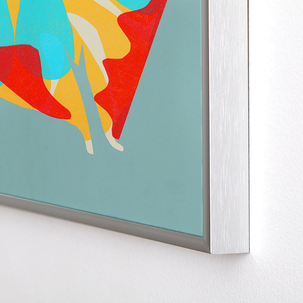 Garima Dhawan flight 5 Square Metal Framed Art Print