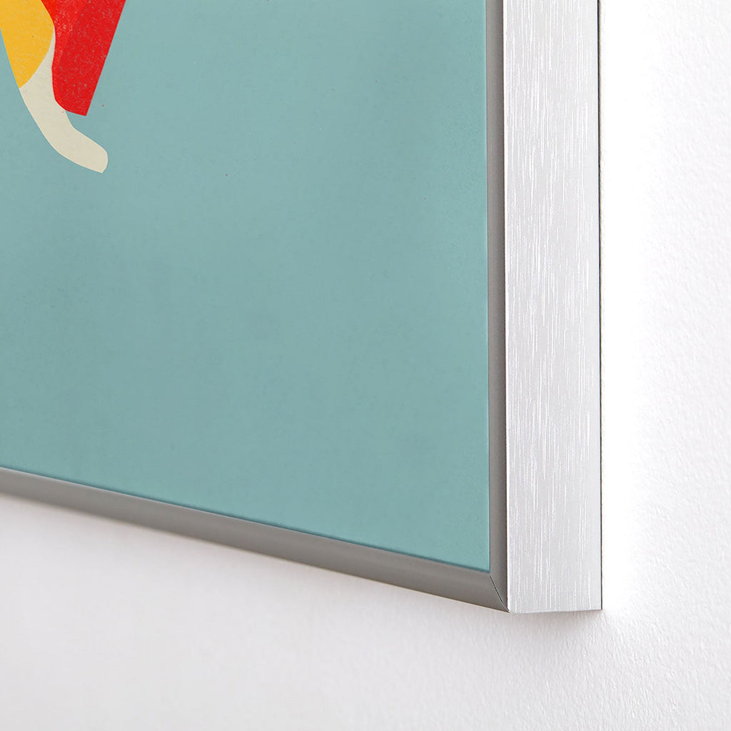Garima Dhawan flight 5 Square Metal Framed Art Print