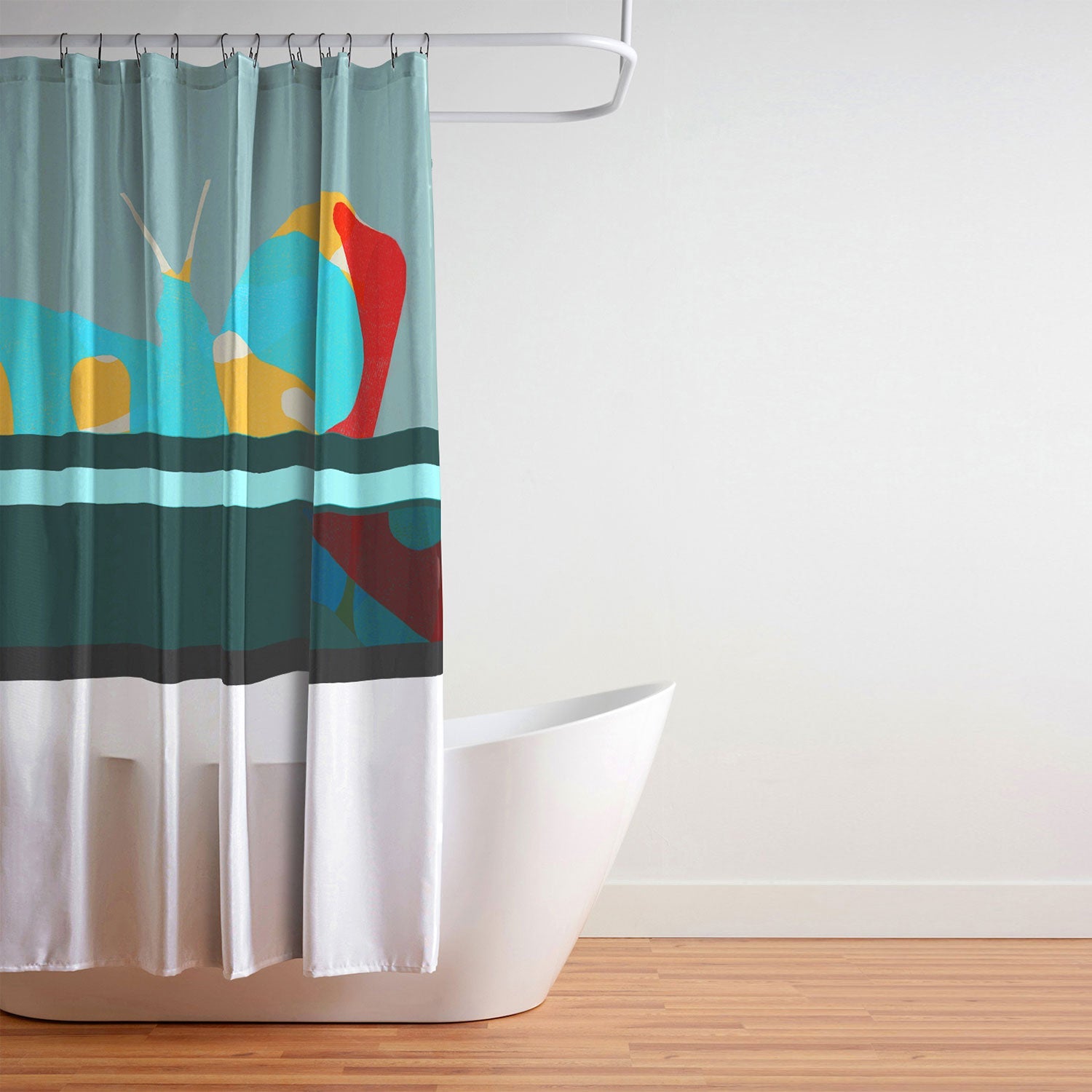 Garima Dhawan flight 5 Shower Curtain