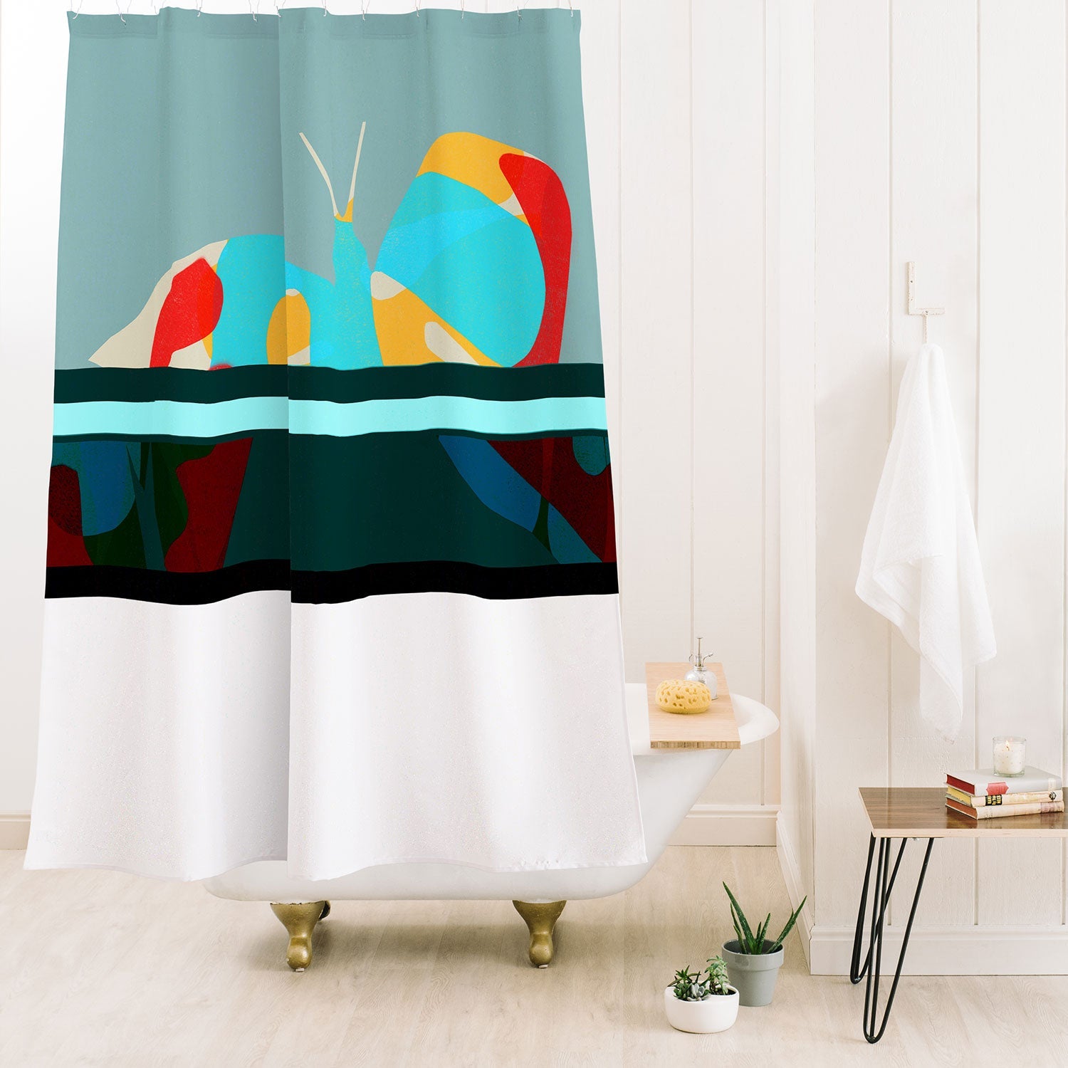 Garima Dhawan flight 5 Shower Curtain