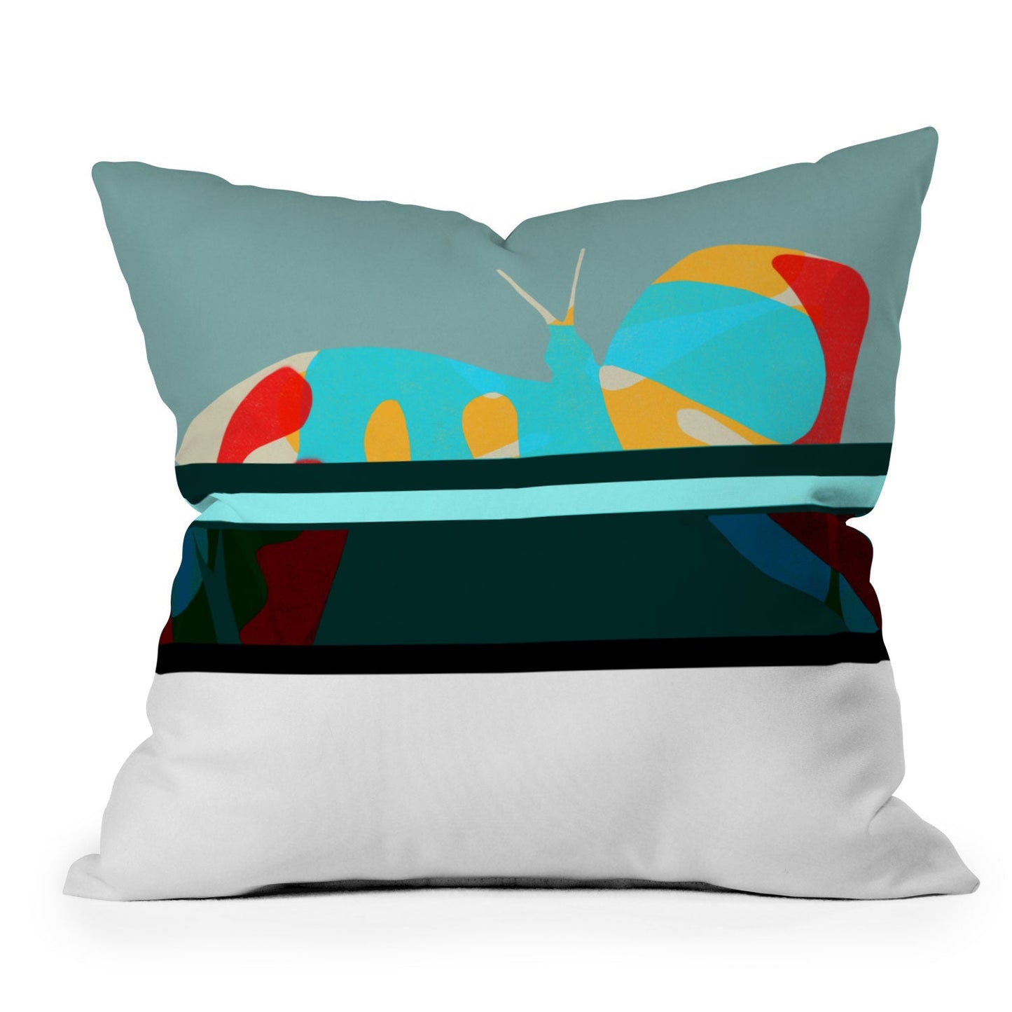 Garima Dhawan flight 5 Outdoor Throw Pillow
