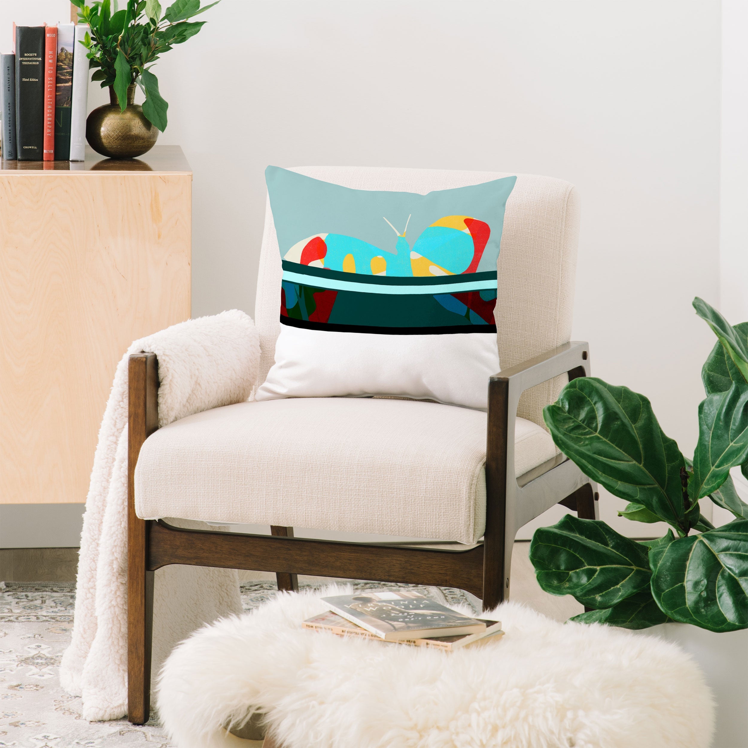 Garima Dhawan flight 5 Throw Pillow