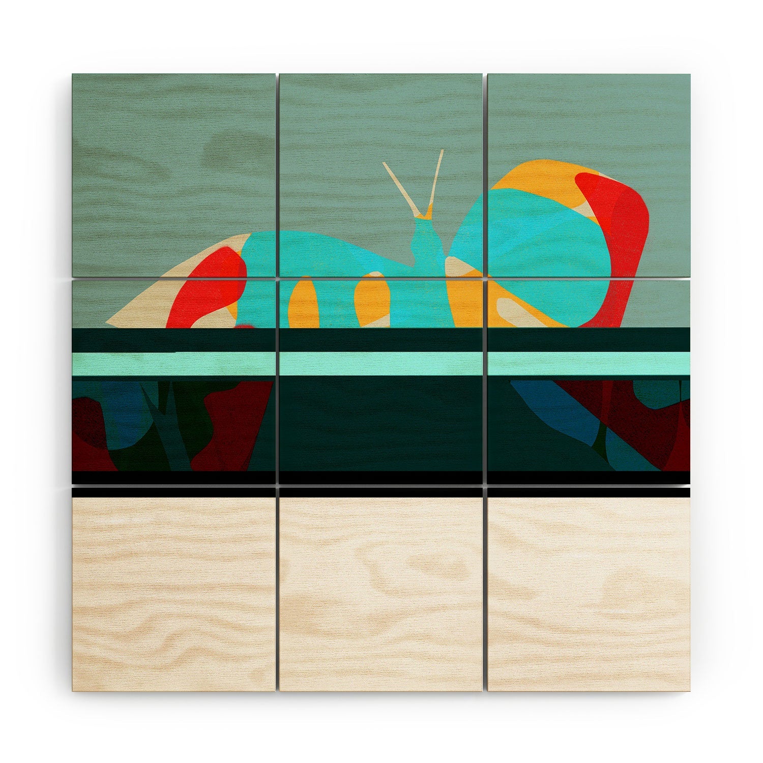 Garima Dhawan flight 5 Wood Wall Mural