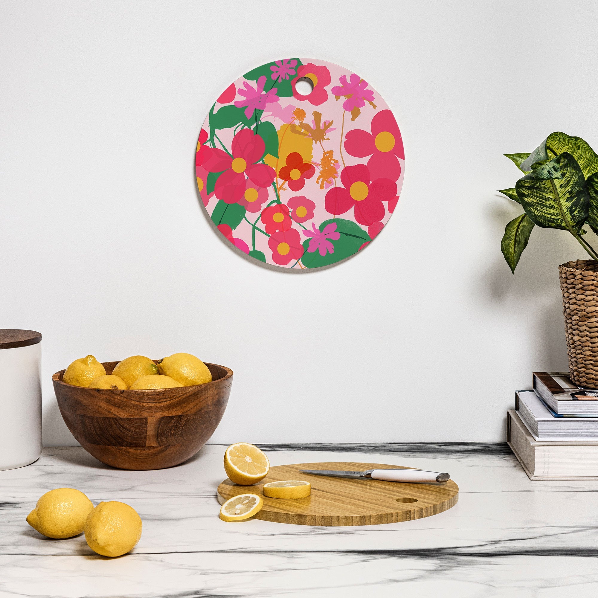 Garima Dhawan garden 2 Cutting Board Round