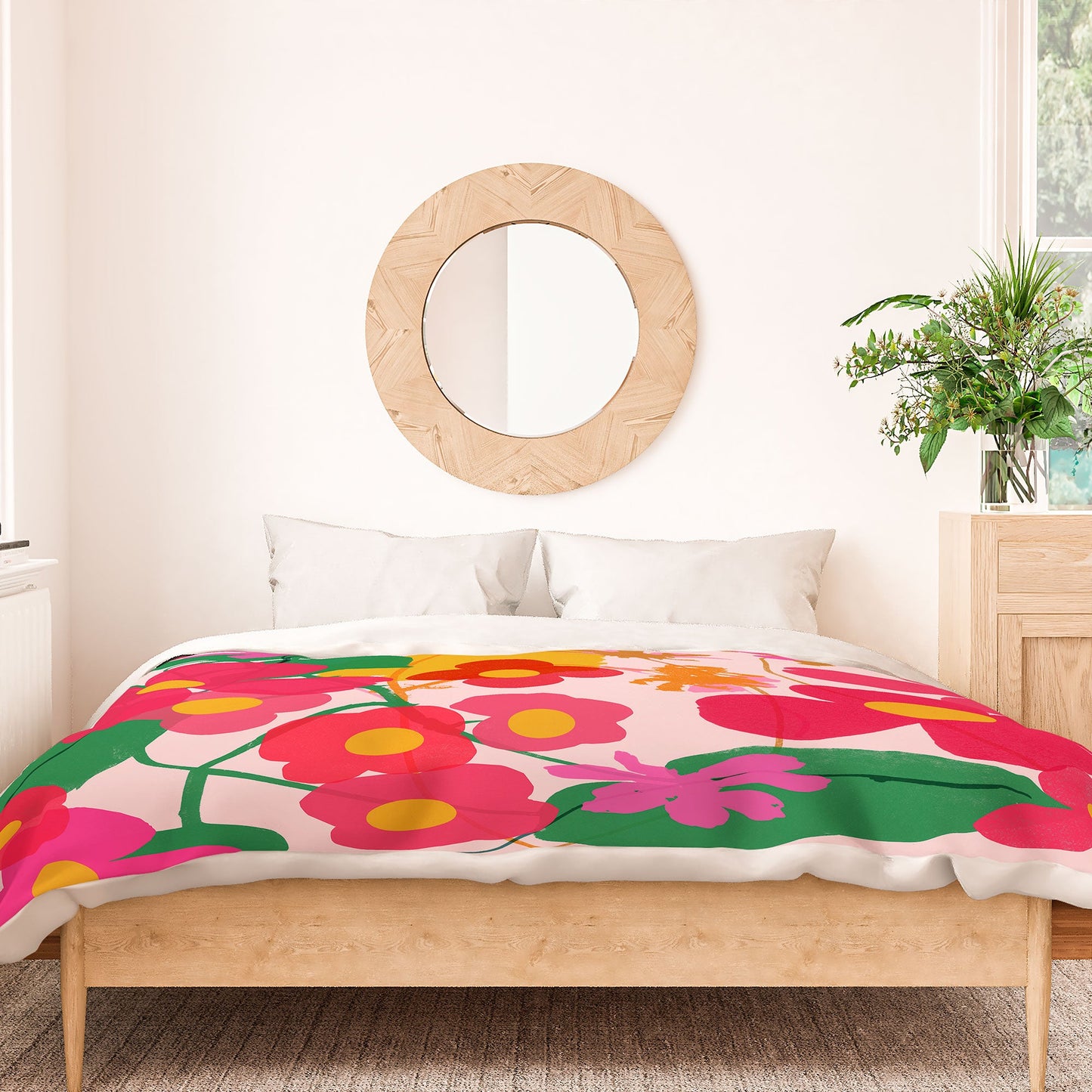 Garima Dhawan garden 2 Duvet Cover