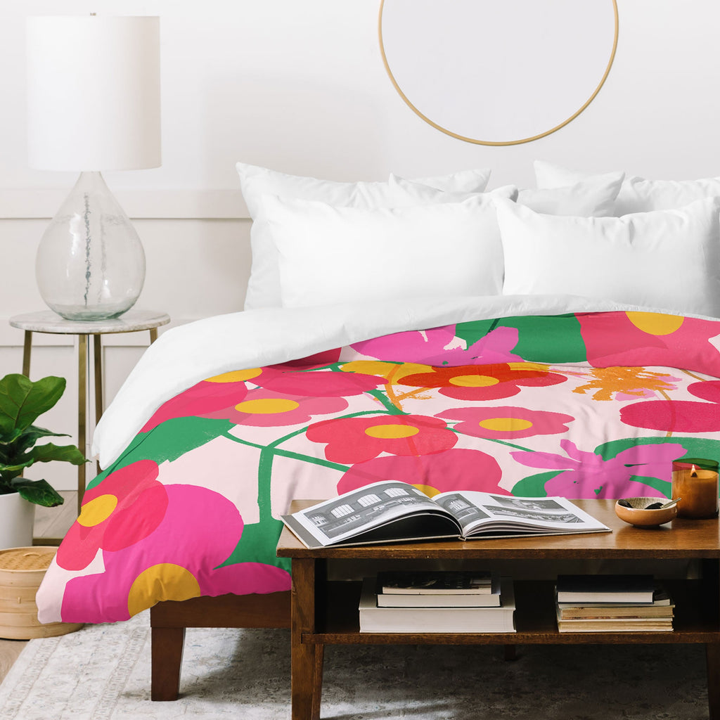 Garima Dhawan garden 2 Duvet Cover