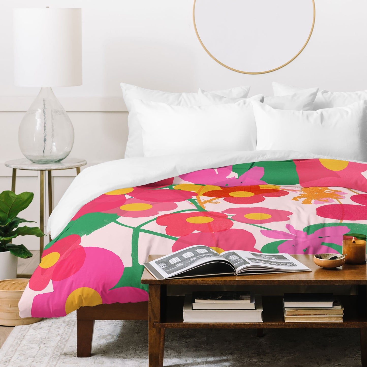 Garima Dhawan garden 2 Duvet Cover