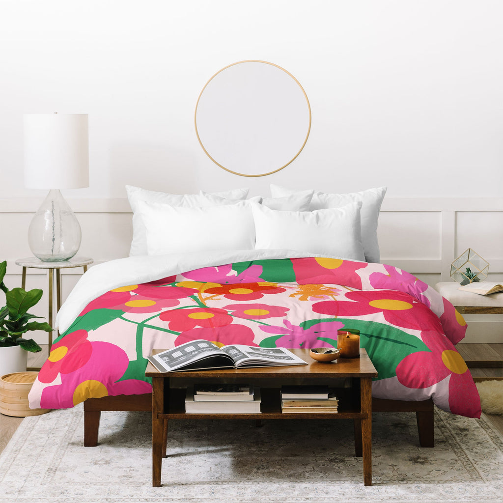 Garima Dhawan garden 2 Duvet Cover