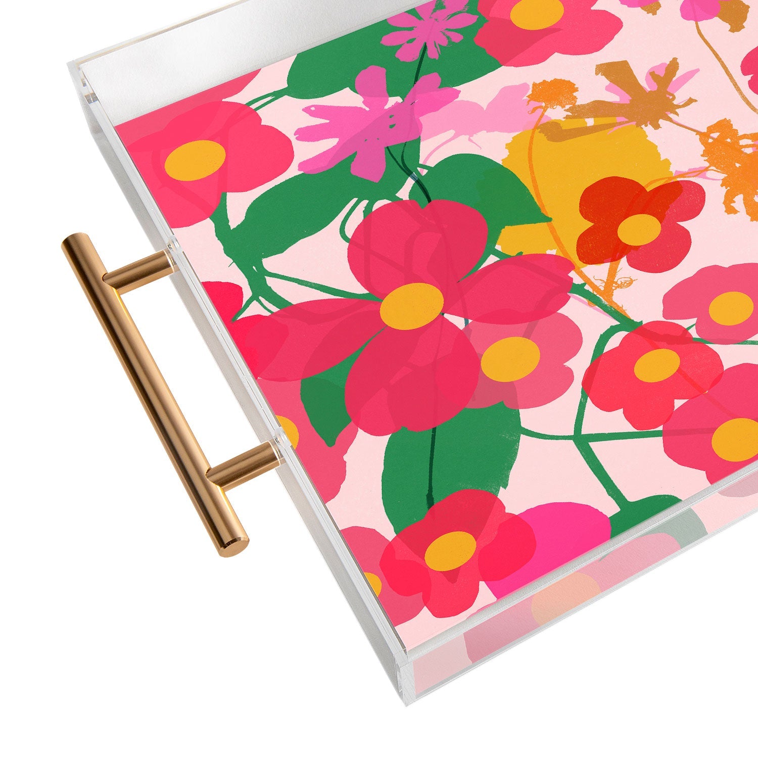 Garima Dhawan garden 2 Acrylic Tray
