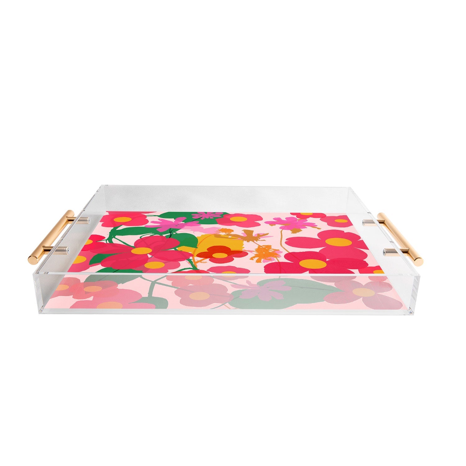 Garima Dhawan garden 2 Acrylic Tray