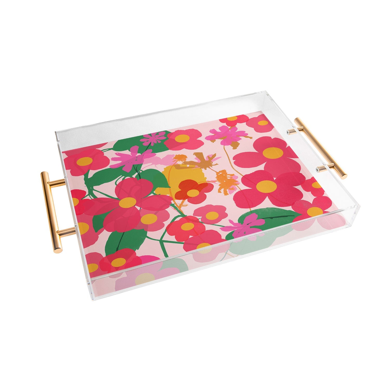 Garima Dhawan garden 2 Acrylic Tray