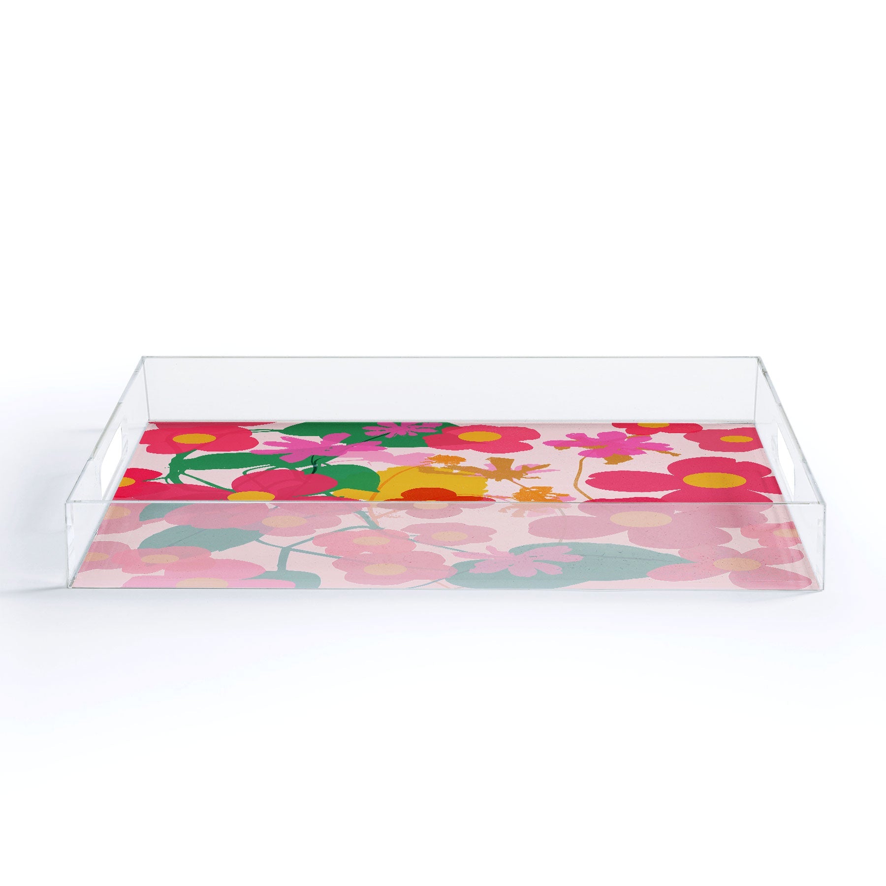 Garima Dhawan garden 2 Acrylic Tray