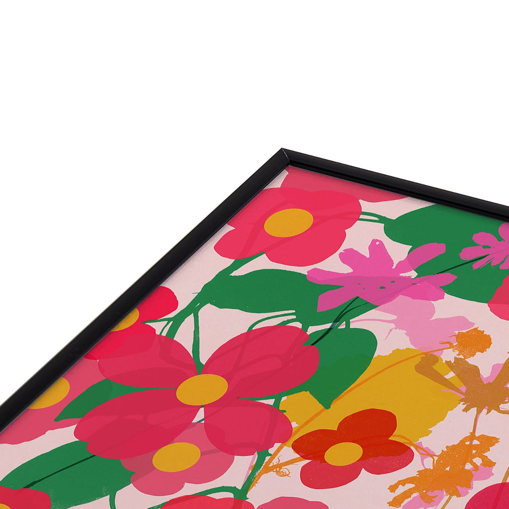 Garima Dhawan garden 2 Square Metal Framed Art Print