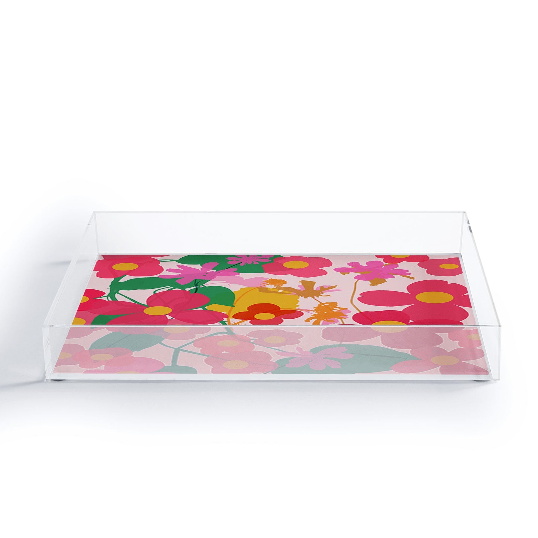 Garima Dhawan garden 2 Acrylic Tray