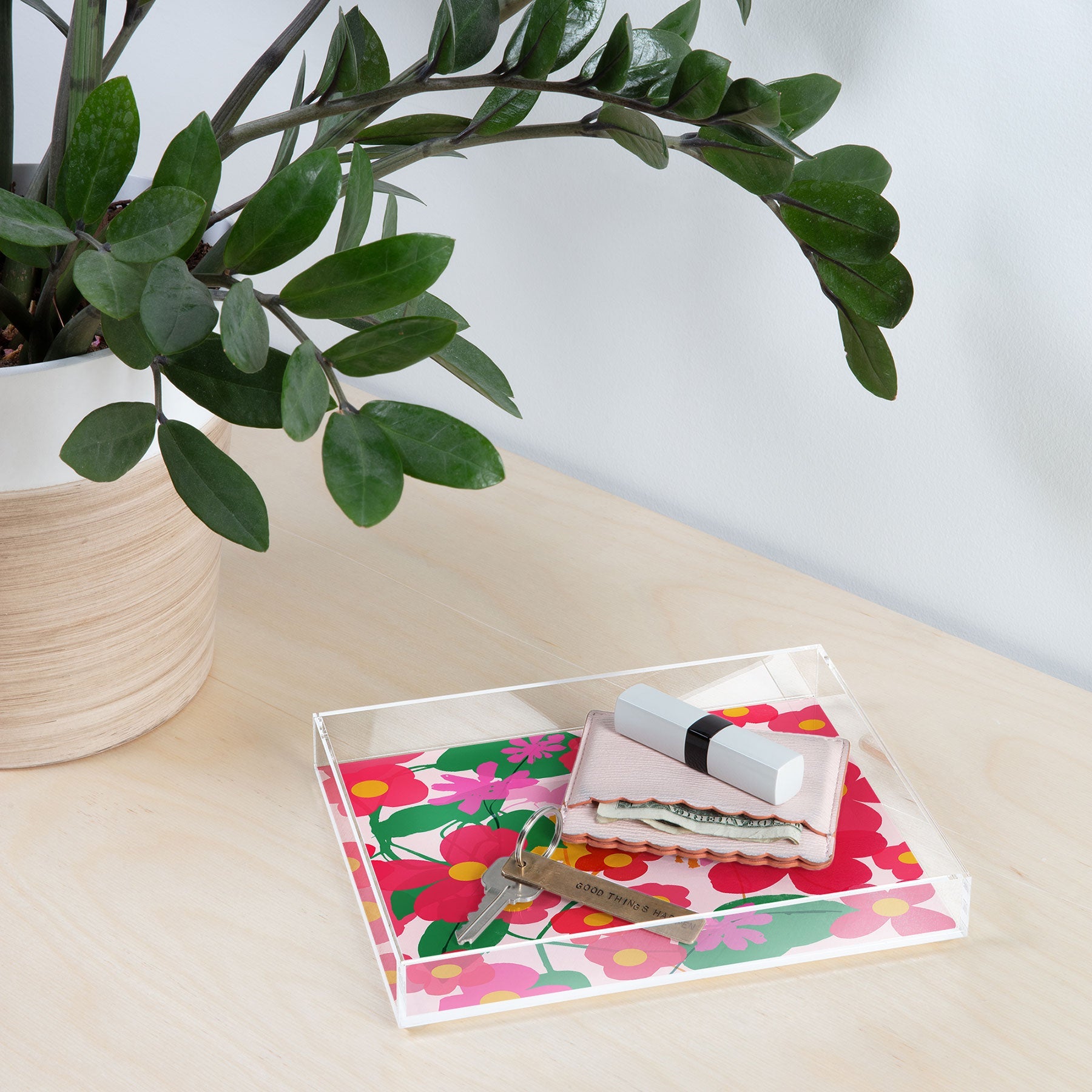 Garima Dhawan garden 2 Acrylic Tray