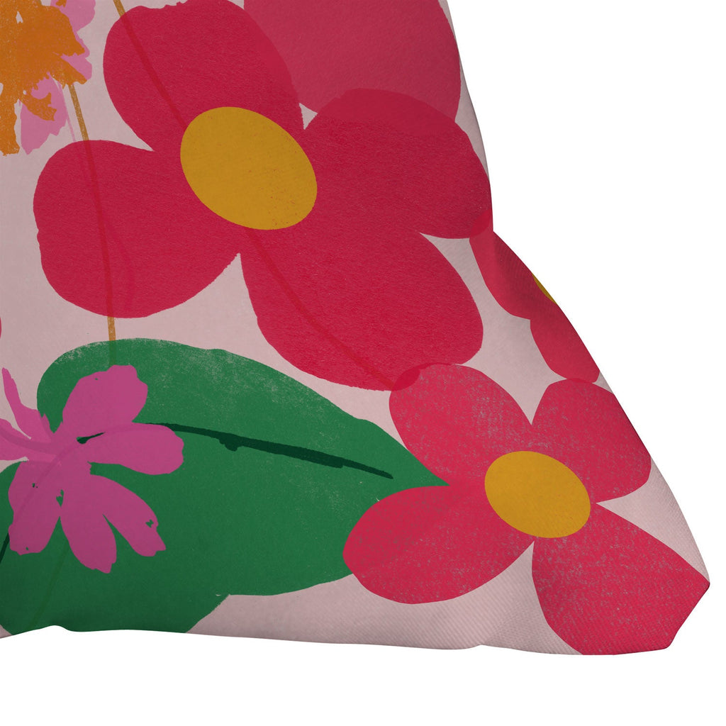 Garima Dhawan garden 2 Throw Pillow