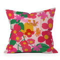 Garima Dhawan garden 2 Throw Pillow